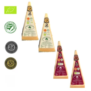Parmigiano reggiano Bio antibiotic free, 2x500g 24 mesi e 2x500g 30 mesi