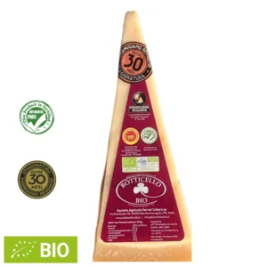 Parmigiano Reggiano BIO, antibiotic free, oltre 30 mesi, crosta doppia, 500g