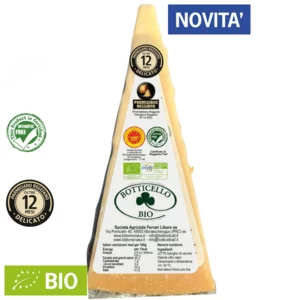Parmigiano Reggiano BIO, antibiotic free, oltre 12 mesi, crosta doppia, 1kg