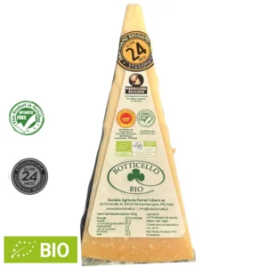 Parmigiano Reggiano BIO, antibiotic free, oltre 24 mesi, crosta doppia, 500g
