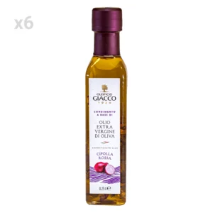 Condimento a base di olio EVO aromatizzato alla cipolla rossa, 6x250ml