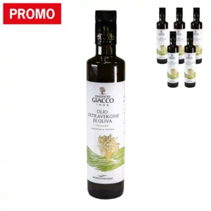 Olio extravergine di oliva EVO, 6x500ml