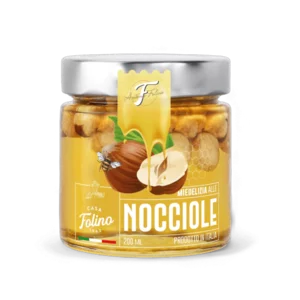 Miele di acacia con nocciole Miedelizia, 250g