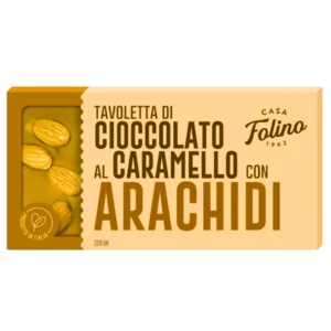 Karamell-Schokoriegel mit Erdnüssen