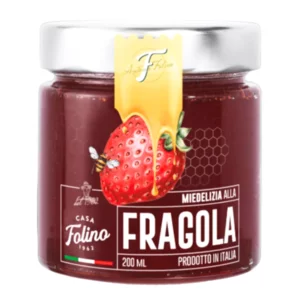 Akazienhonig-Spezialität mit Erdbeeren Miedelizia, 250g