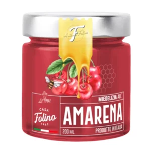 Akazienhonig-Spezialität mit Schwarzkirsche Miedelizia, 250g
