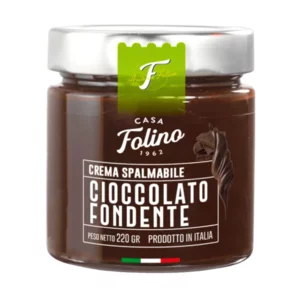 Crema spalmabile al cioccolato fondente, 220g