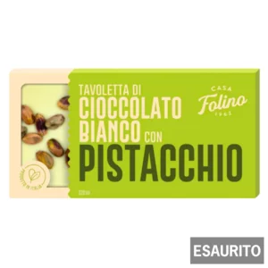 Tablette de chocolat blanc aux pistaches