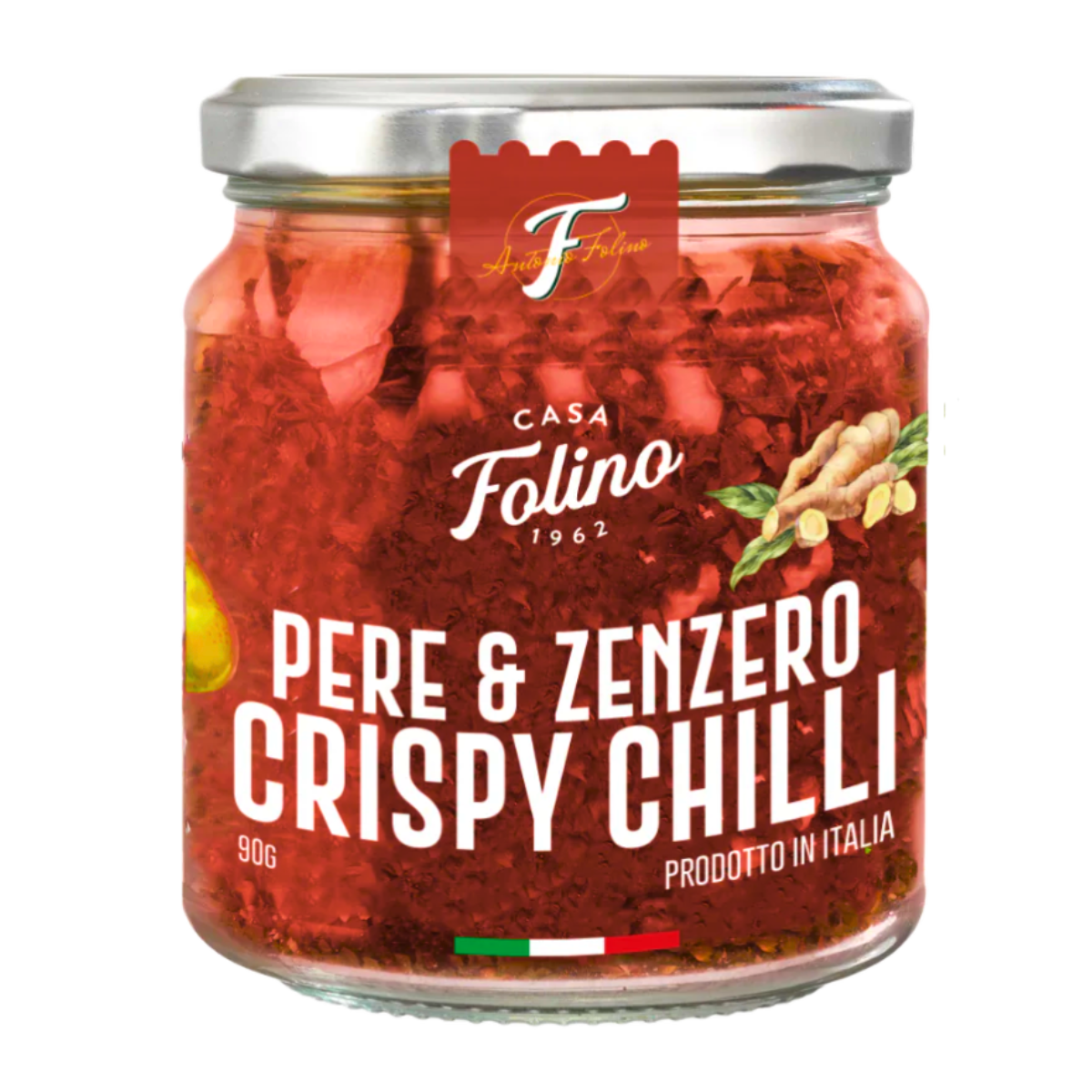 Knuspriges Chili mit Birnen und Ingwer, 90 g