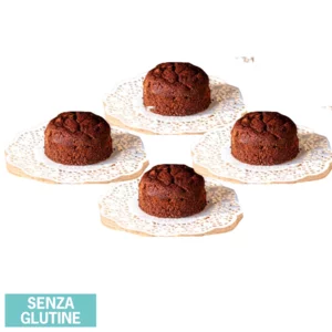 Tortino cioccopere naturalmente senza glutine, 4x60g