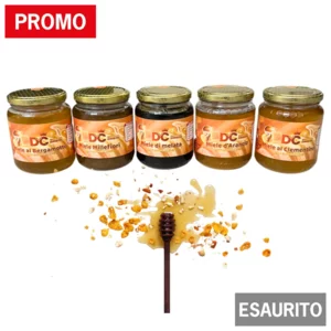 Box degustazione mieli: bergamotto, clementino, melata, arancio, millefiori, 5x500g