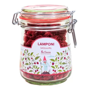 Lamponi interi liofilizzati snack croccante, 50g