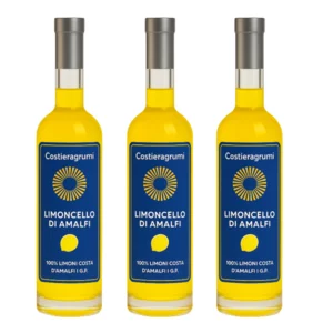 Limoncello di Amalfi con limoni IGP, 3X50cl