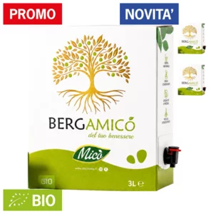 Succo di Bergamotto Bio 100%, bag in box, 3x3L