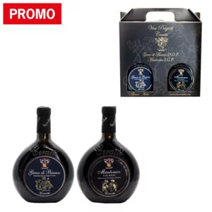Valigetta regalo barriques: Greco di bianco DOP 500ml e Mantonico igp locride 500ml
