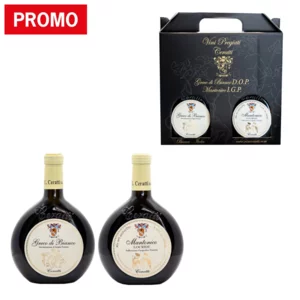Valigetta regalo: Greco bianco DOP 500ml, Mantonico IGP Locride 500ml