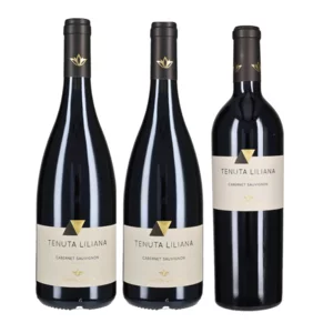 Cabernet Sauvignon Tenuta Liliana IGP  annate 2021, 2022 e 2023, 3×75cl
