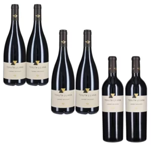 Cabernet Sauvignon Tenuta Liliana IGP  2 bottiglie per annate 2021, 2022 e 2023, 75cl cad