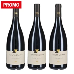 Cabernet Sauvignon Tenuta Liliana IGP 2021, 3 bottiglie da 75cl