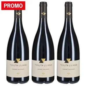 Cabernet Sauvignon Tenuta Liliana IGP 2022, 3 bottiglie da 75cl
