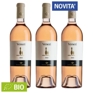 Cabernet Sauvignon  rosato Veneri Salento IGP BIO Tenuta Liliana 2025, 3 bottiglie da 75cl