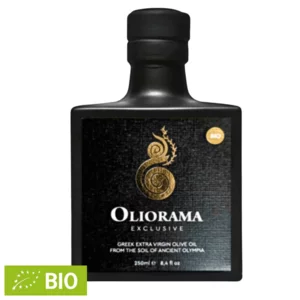Olio EVO greco Bio Olympia IGP Oliorama Exclusive in bottiglia, 250ml